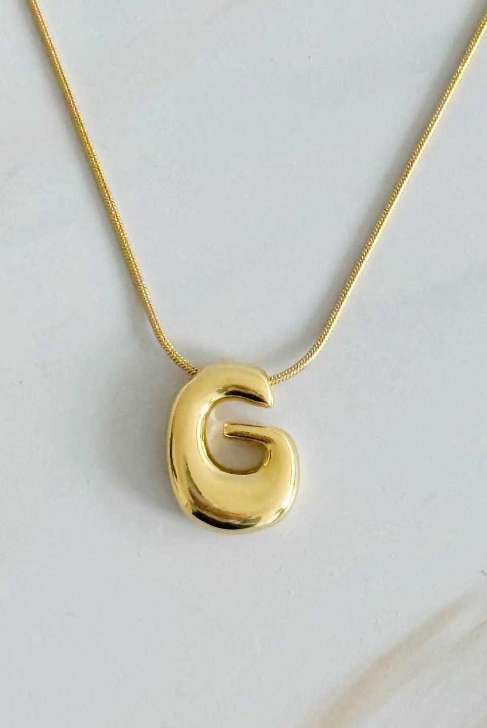 Bailey Bubble Letter Necklace - Deadwood South Boutique & Company LLC