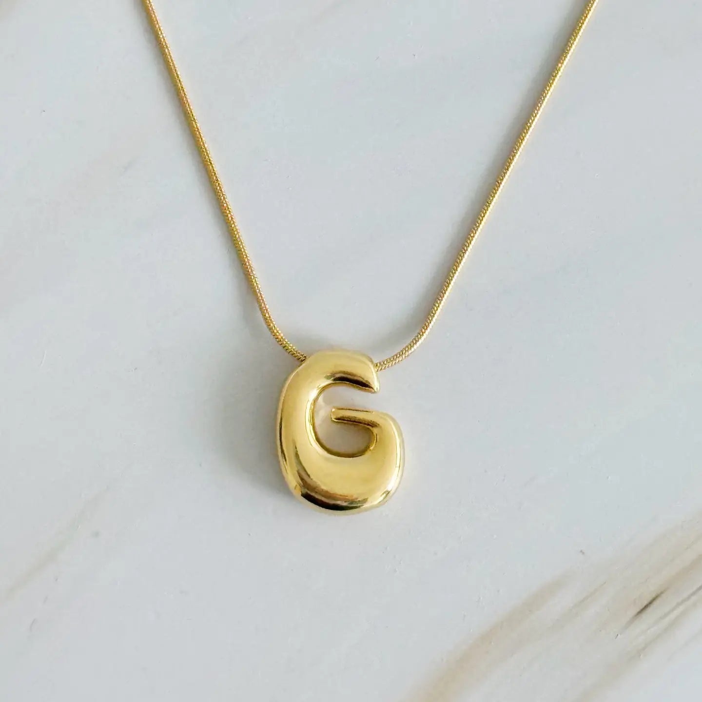 Bailey Bubble Letter Necklace - Deadwood South Boutique & Company LLC