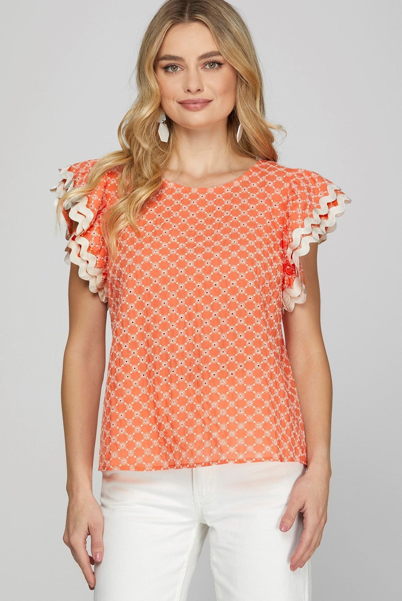 Bailey Eyelet Lace Top - Deadwood South Boutique & Company LLC