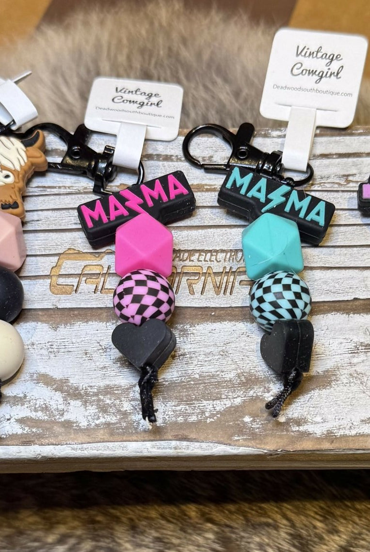 Beaded Key Chains/Charms - Deadwood South Boutique & Company LLC