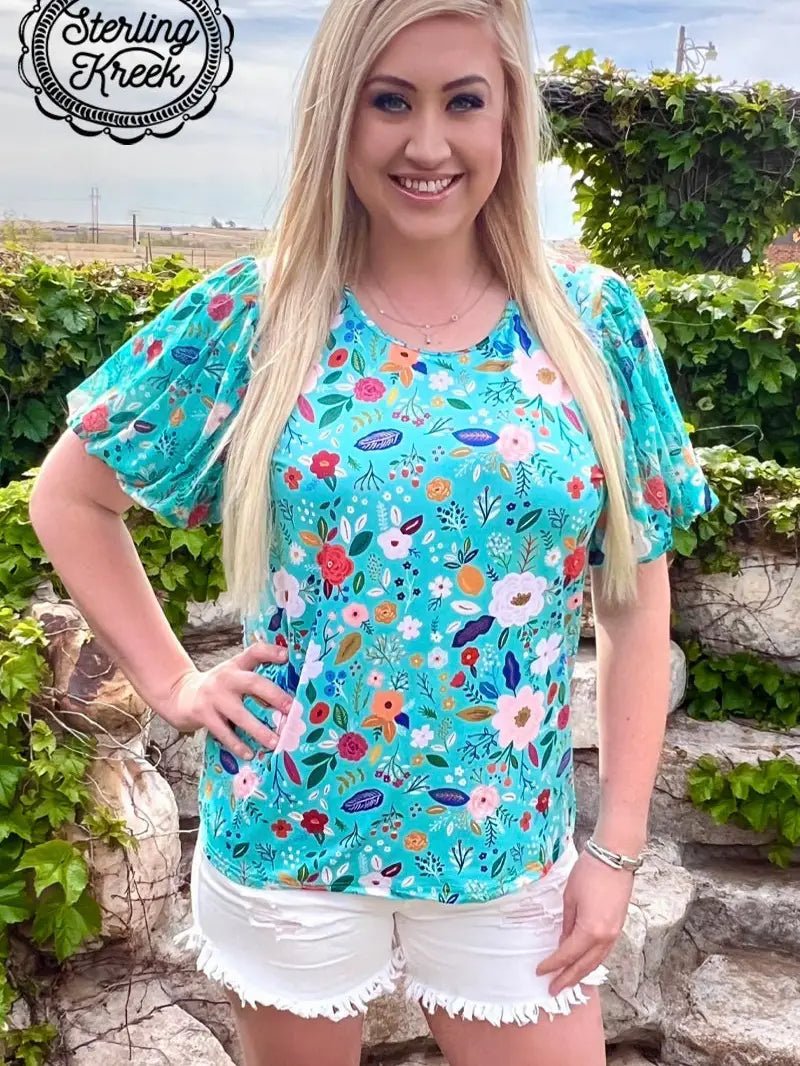 Beautiful In Bloom Top - Deadwood South Boutique & Company LLC