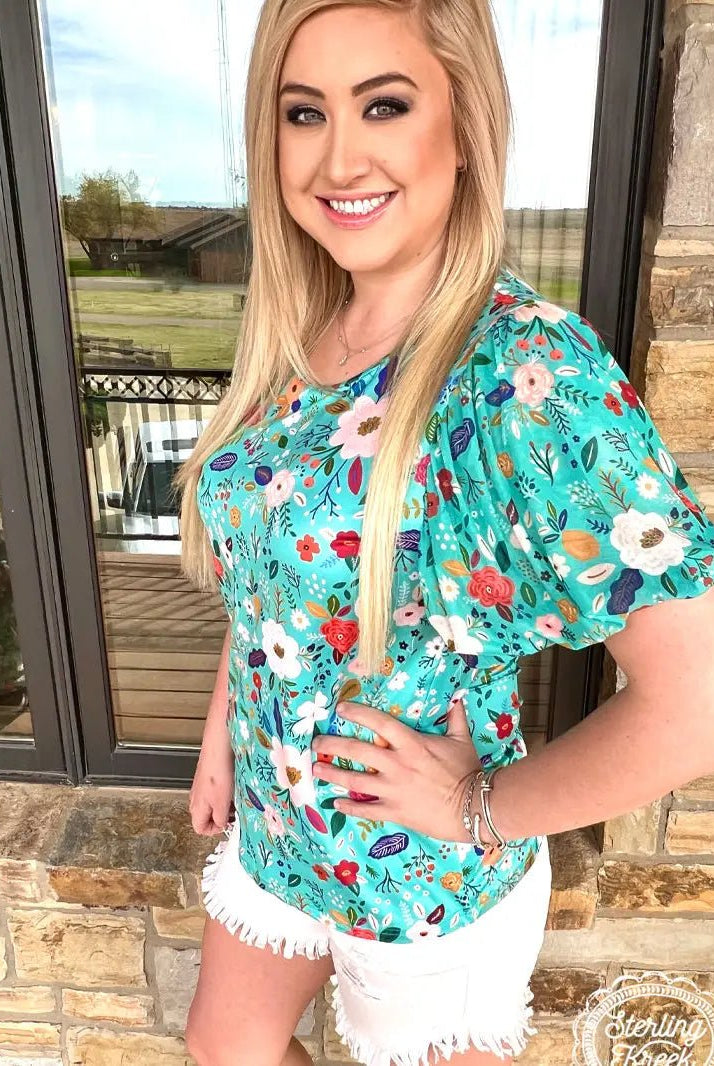 Beautiful In Bloom Top - Deadwood South Boutique & Company LLC