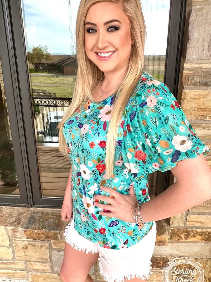 Beautiful In Bloom Top - Deadwood South Boutique & Company LLC
