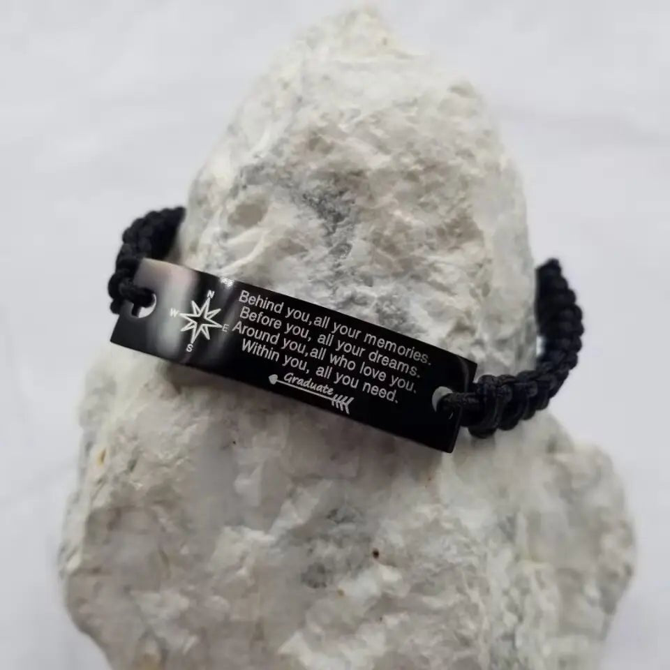 Behind All Your Memories Graduation Bracelet - Deadwood South Boutique & Company LLC