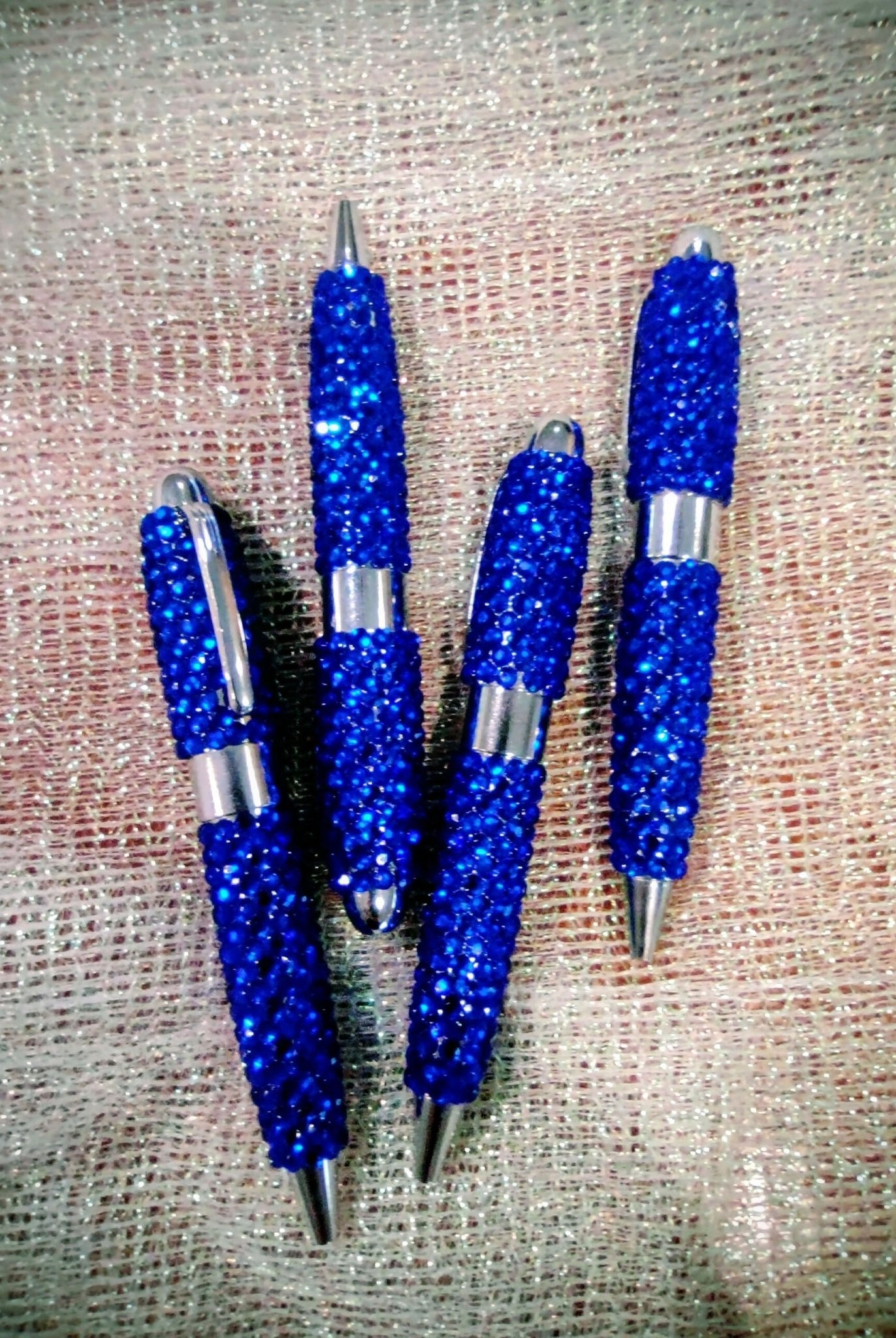 Bejeweled Blue Pen - Deadwood South Boutique & Company LLC
