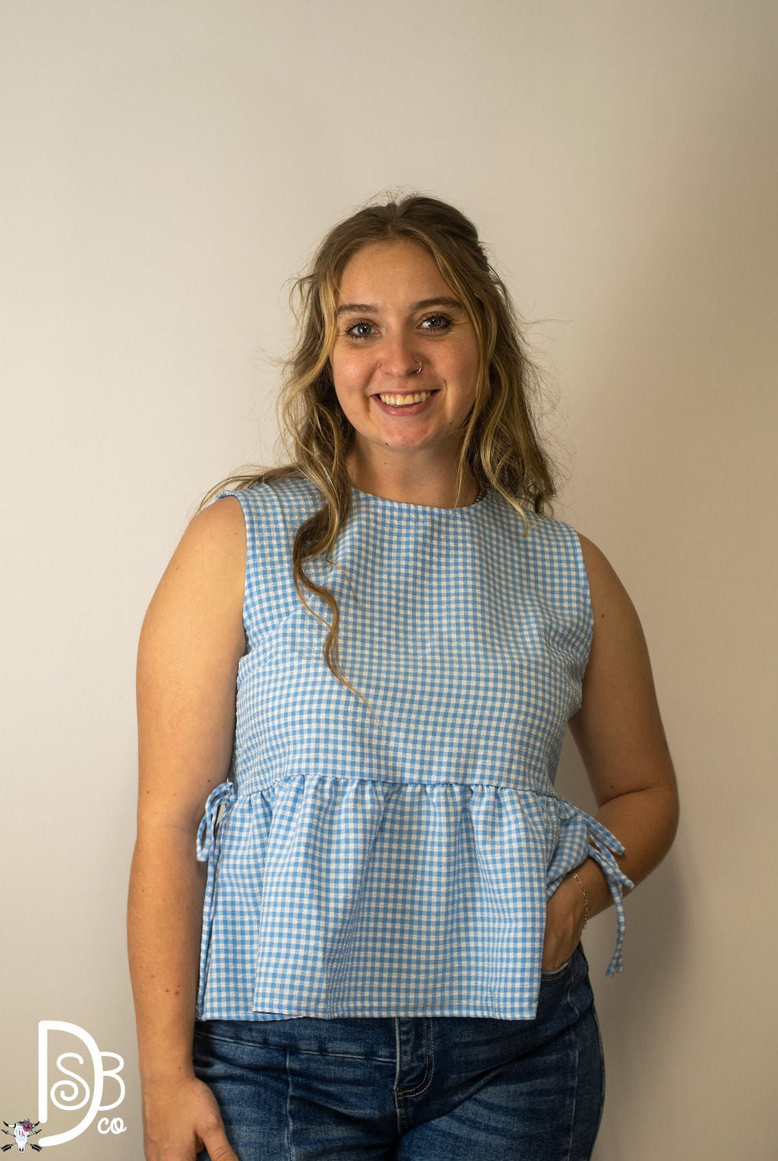 Bex Gingham Top - Deadwood South Boutique & Company LLC