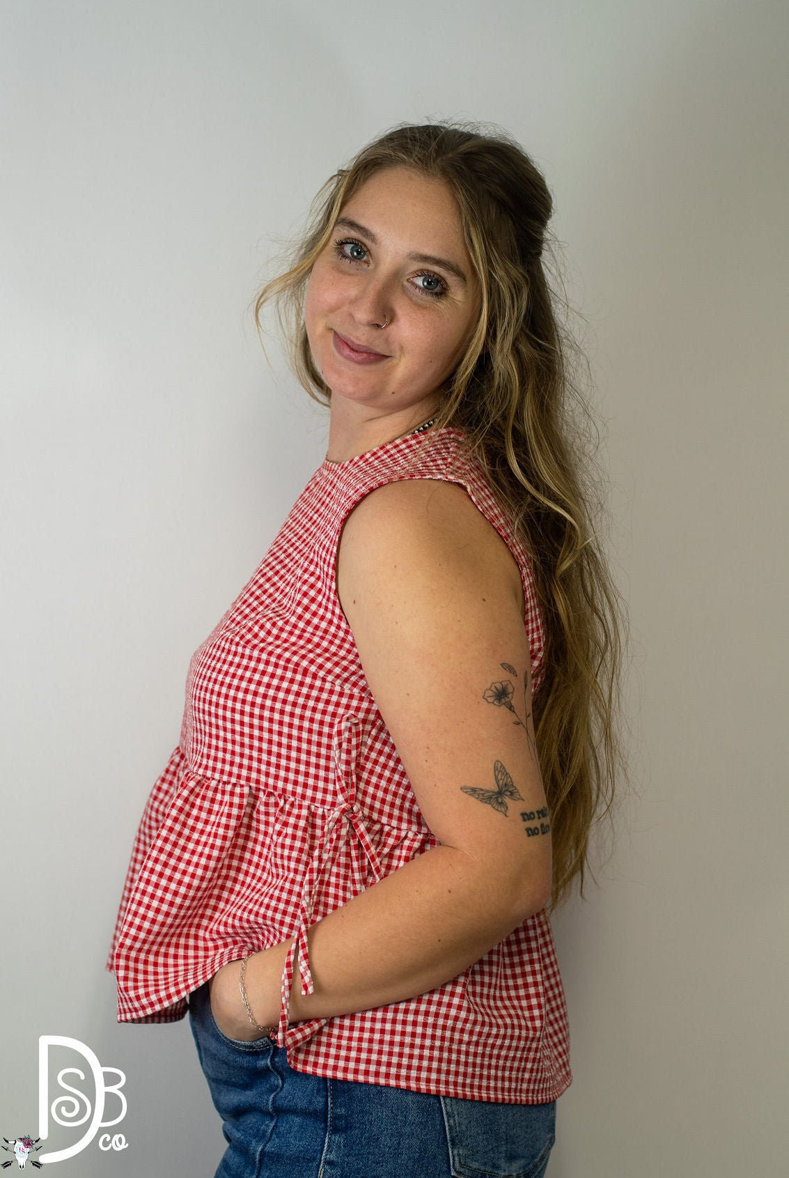 Bex Gingham Top - Deadwood South Boutique & Company LLC