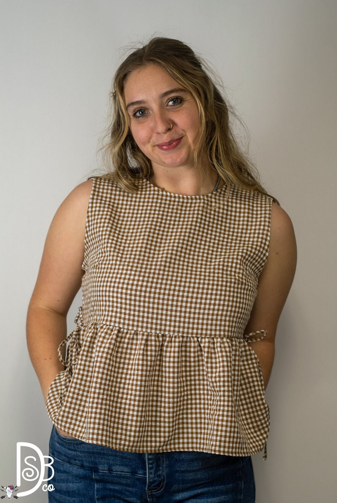 Bex Gingham Top - Deadwood South Boutique & Company LLC