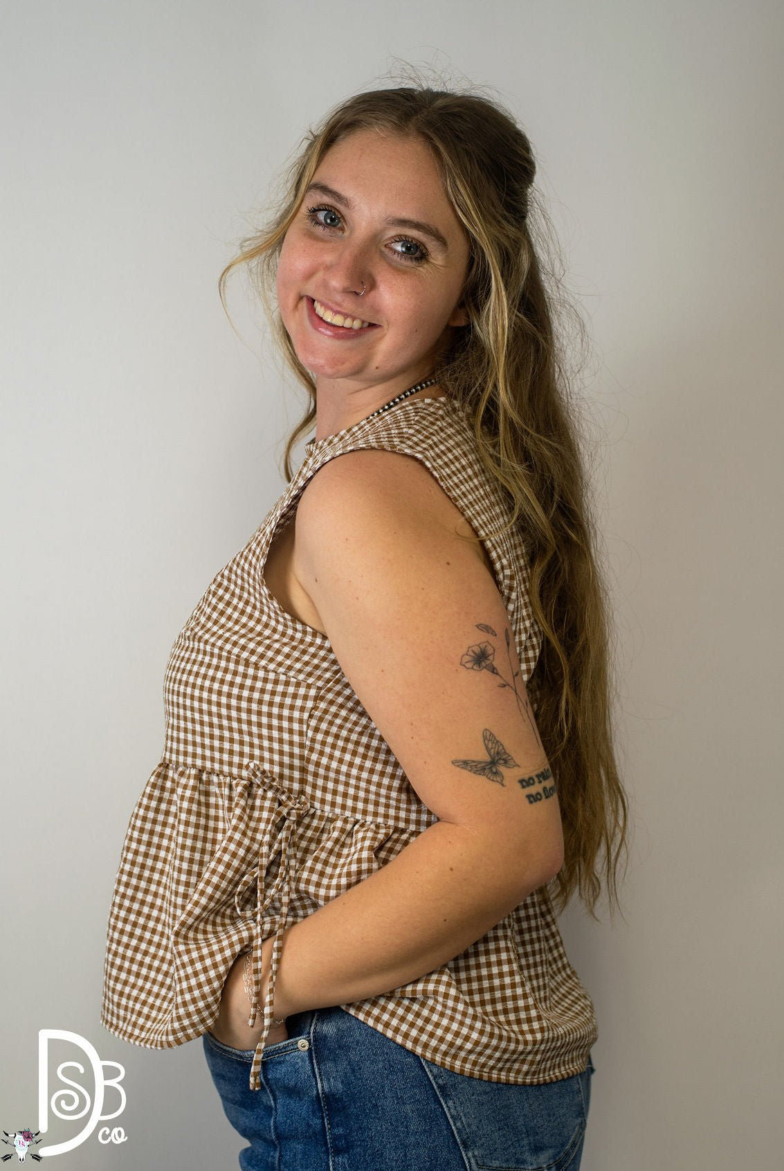 Bex Gingham Top - Deadwood South Boutique & Company LLC