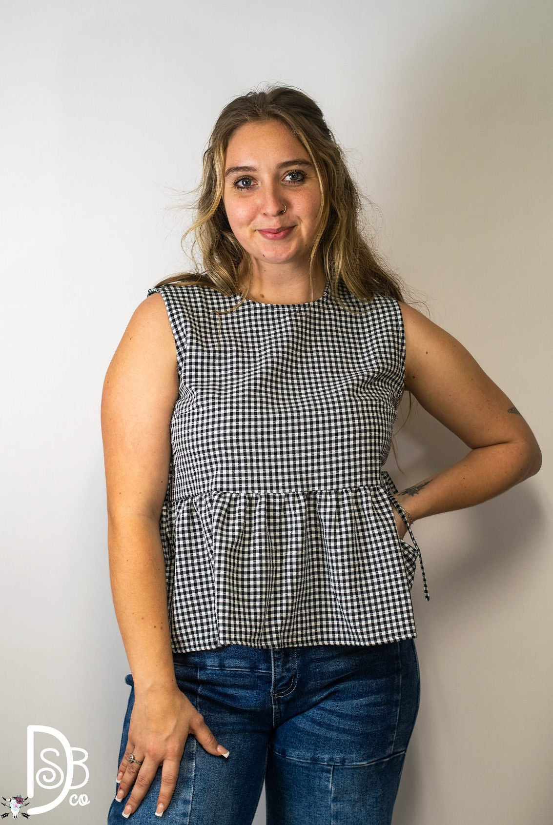 Bex Gingham Top - Deadwood South Boutique & Company LLC