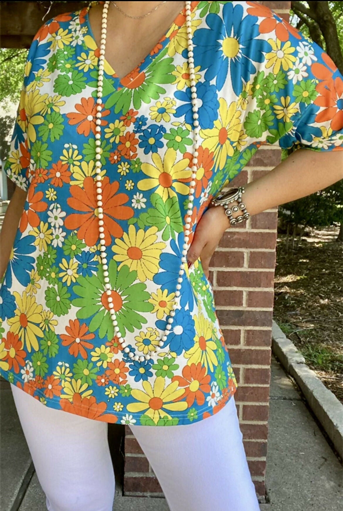 Blooming Garden Top - Deadwood South Boutique & Company LLC