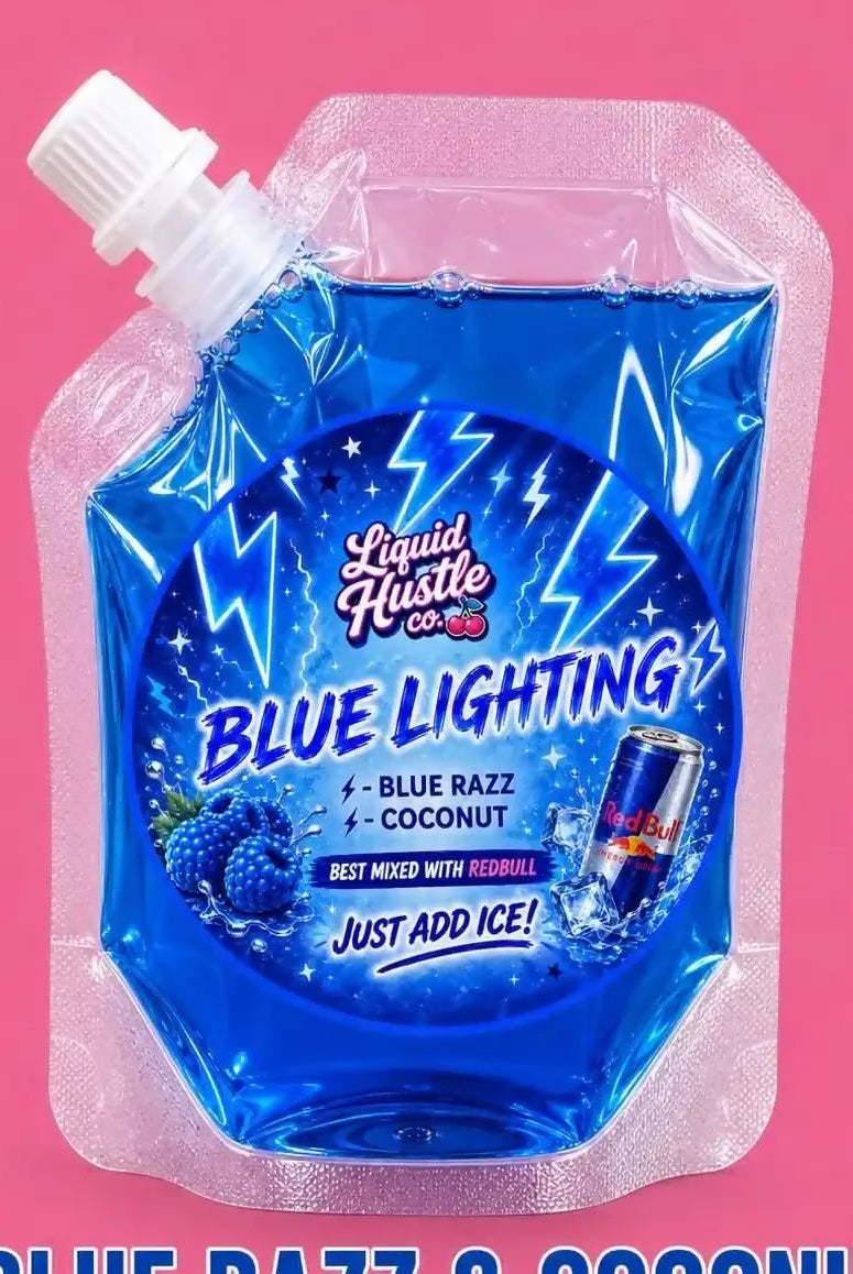 Blue Lightning Dirty Soda Packet - 2oz - Deadwood South Boutique & Company LLC