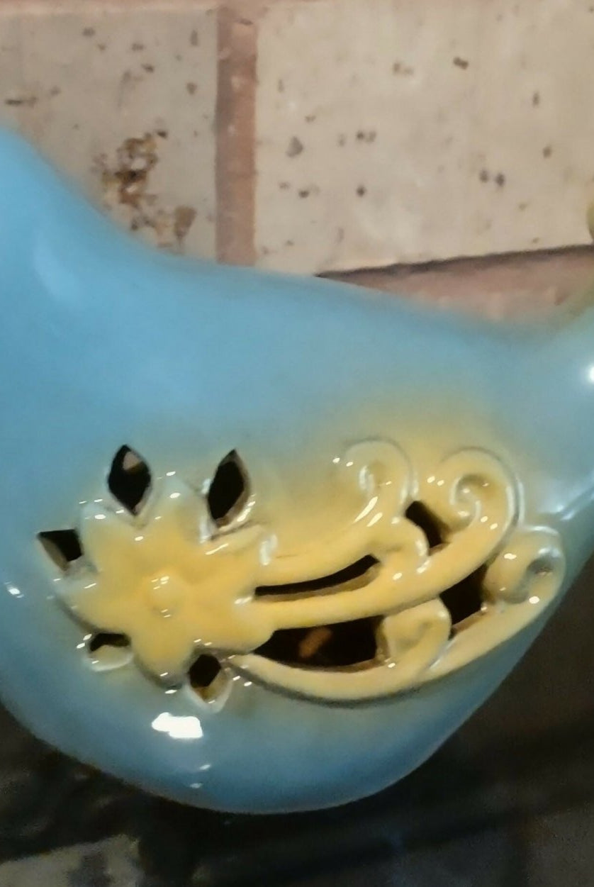 Blue Swirl Bird - Deadwood South Boutique & Company LLC