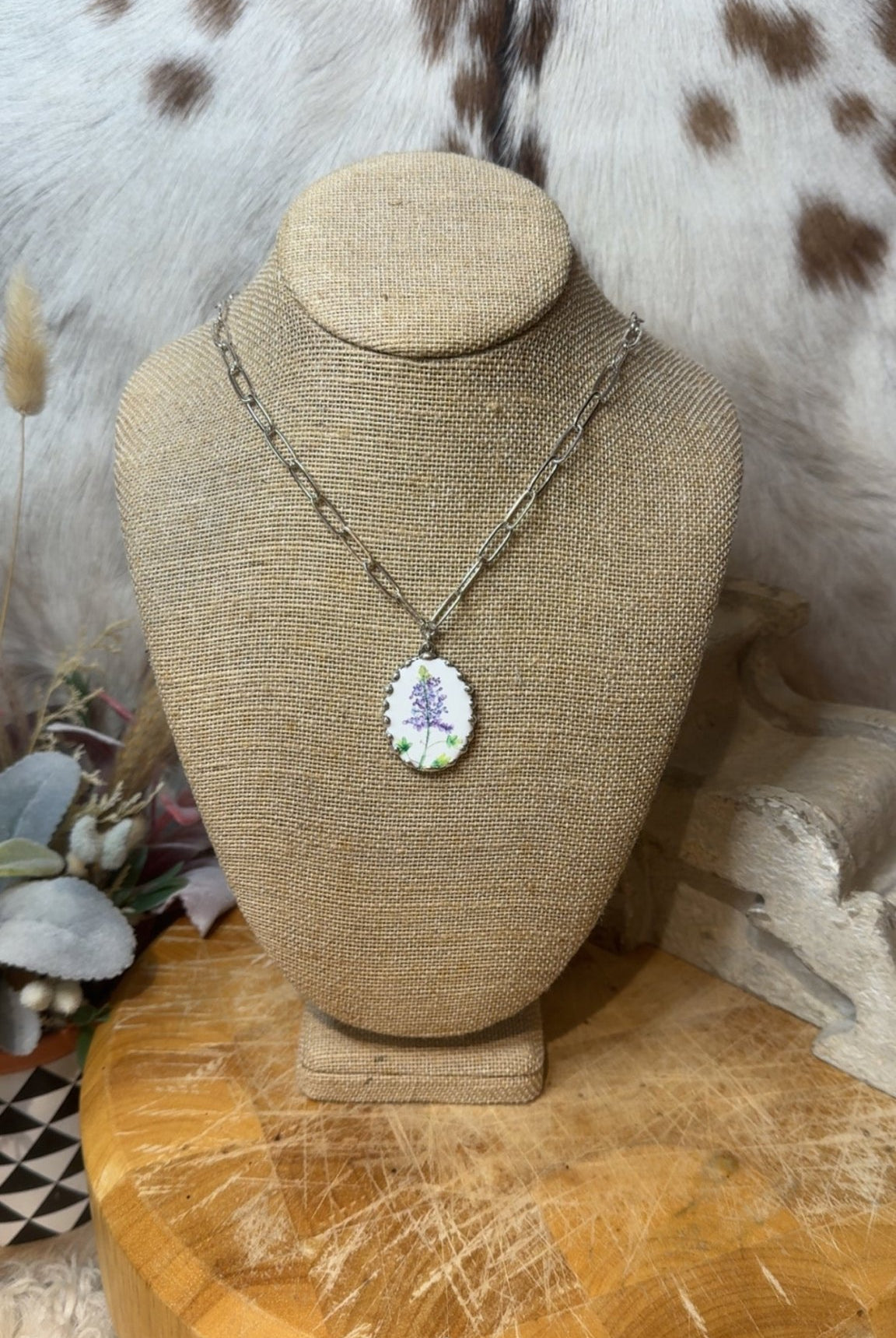 Bluebonnet Necklace - Deadwood South Boutique & Company LLC