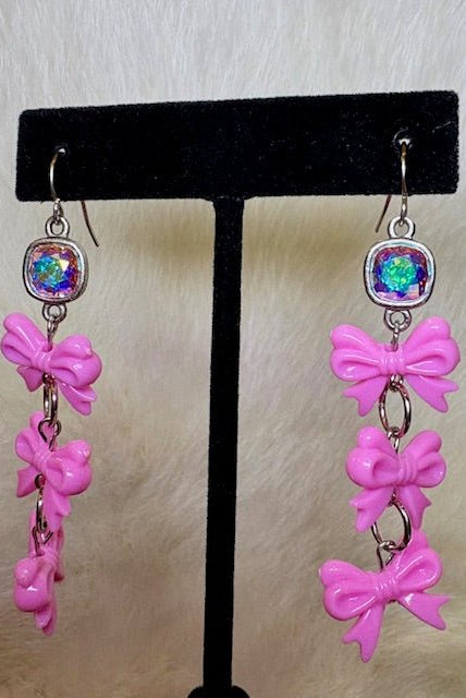 Bonnie Bow Dangle Earrings - Deadwood South Boutique & Company LLC