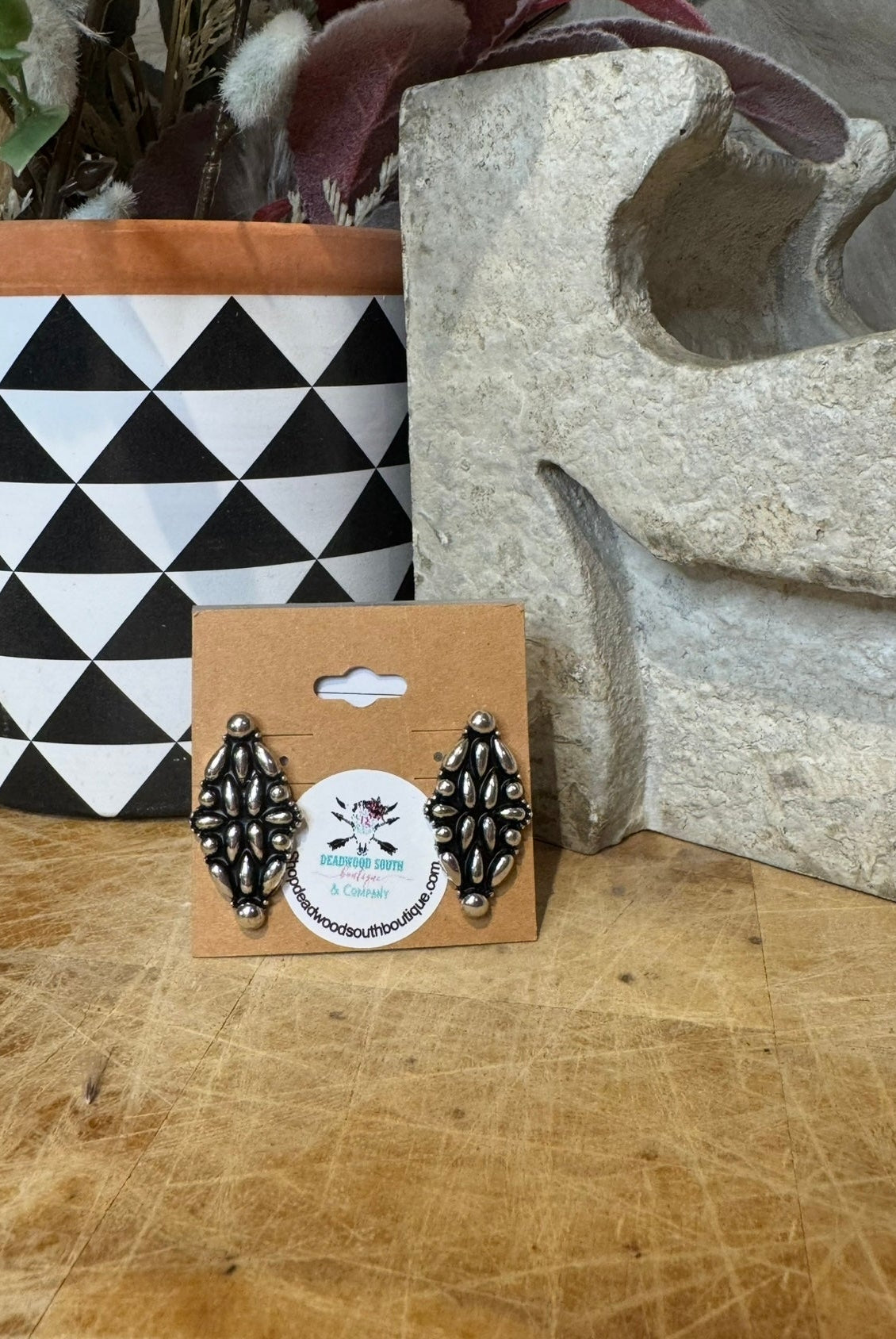 Bonnie Concho Fashion Earrings - Deadwood South Boutique & Company LLC