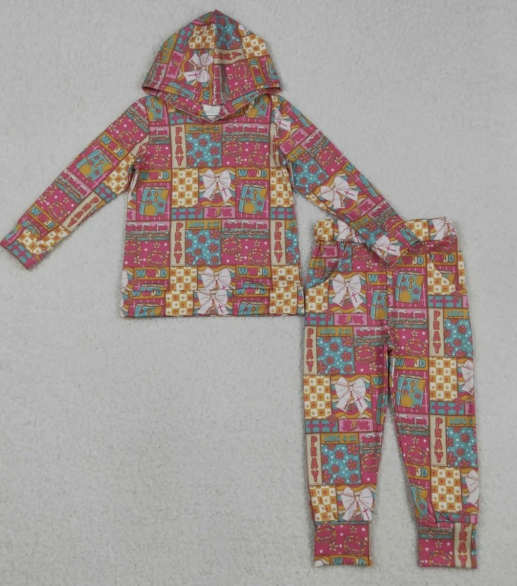 Bows & Prayer Jogger Set - Deadwood South Boutique & Company LLC