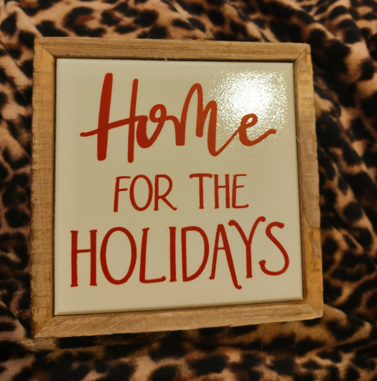 Box Sign - Home Holidays - Deadwood South Boutique & Company LLC