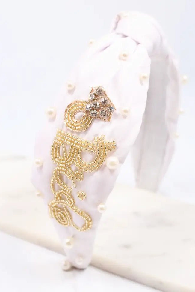 Bride Embellished Headband - Deadwood South Boutique & Company LLC