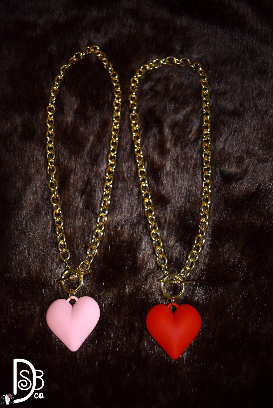 Bubble Heart Necklace - Deadwood South Boutique & Company LLC