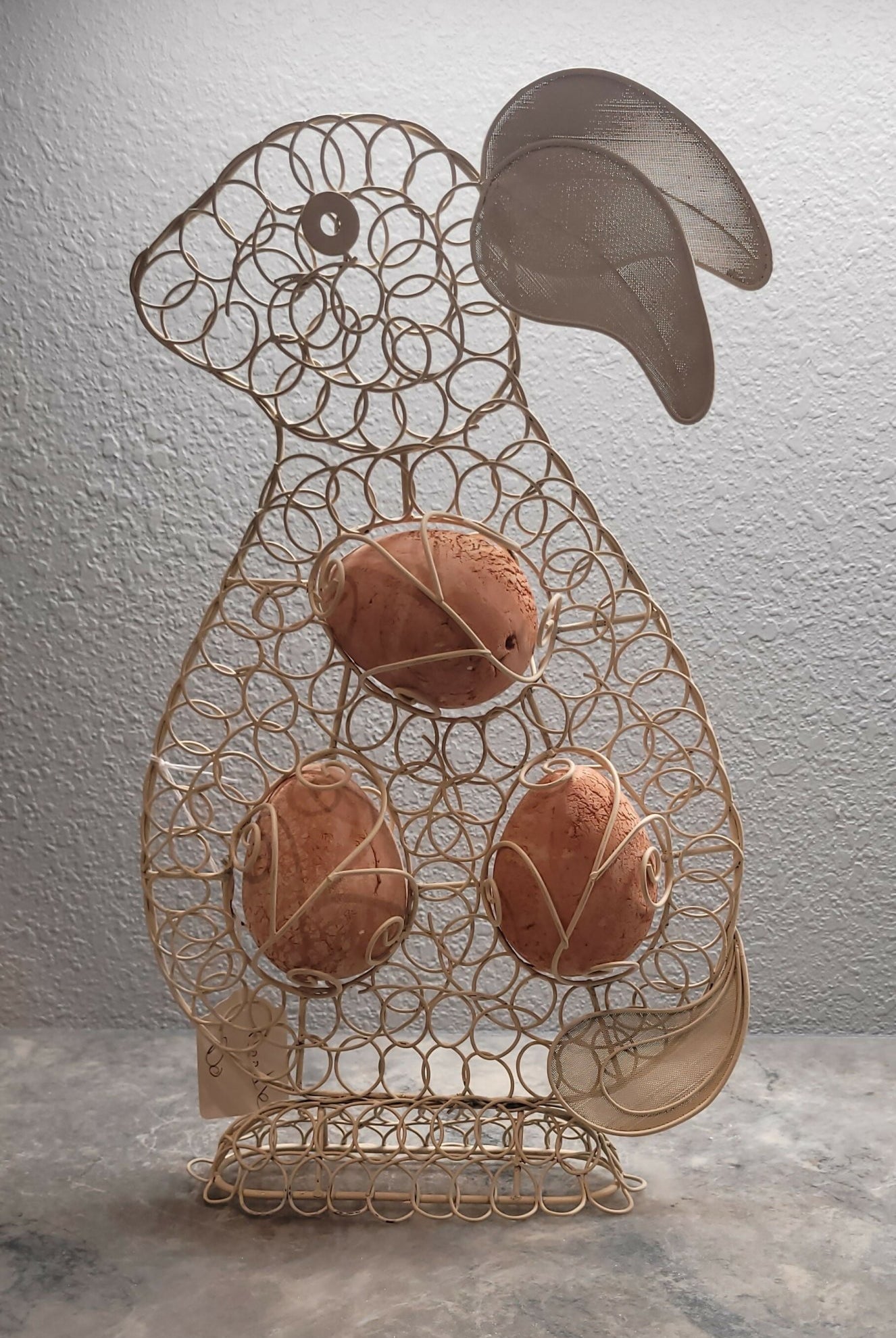 Bunny Metal w/Eggs - Deadwood South Boutique & Company LLC