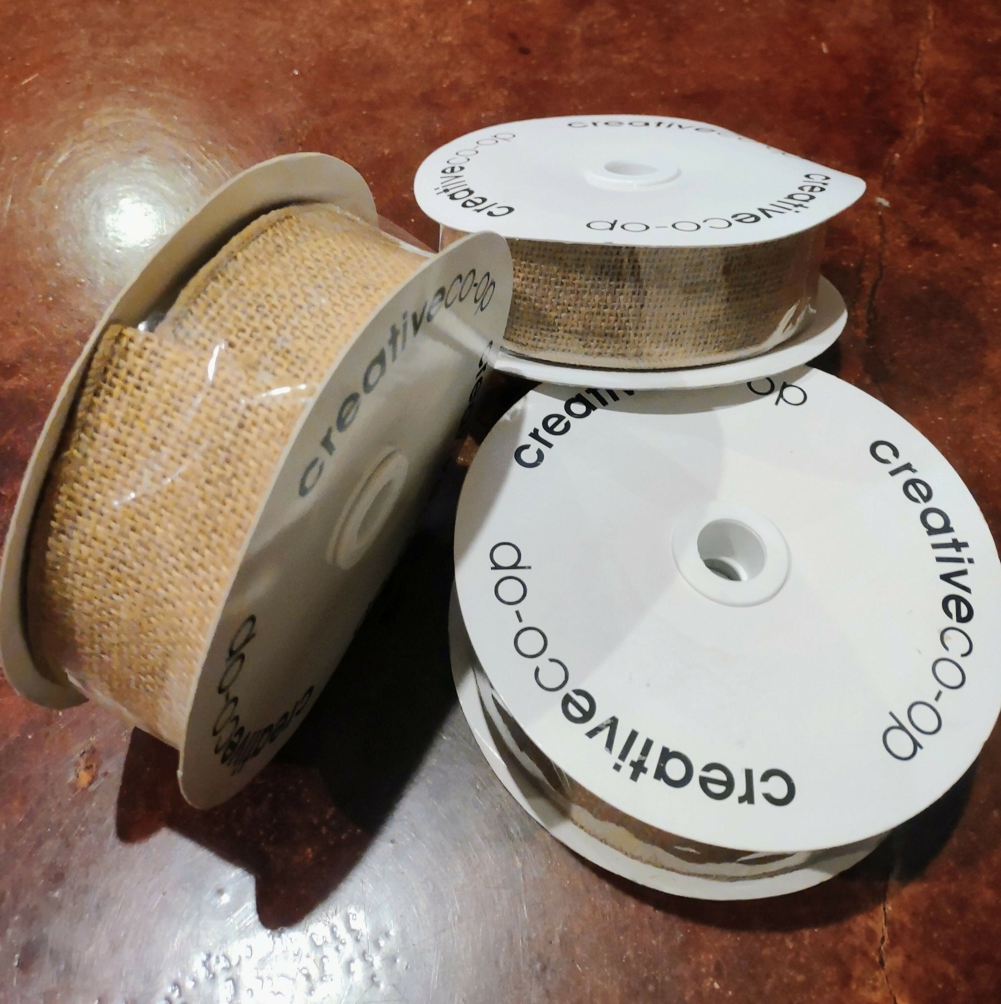 Burlap Ribbon - Deadwood South Boutique & Company LLC