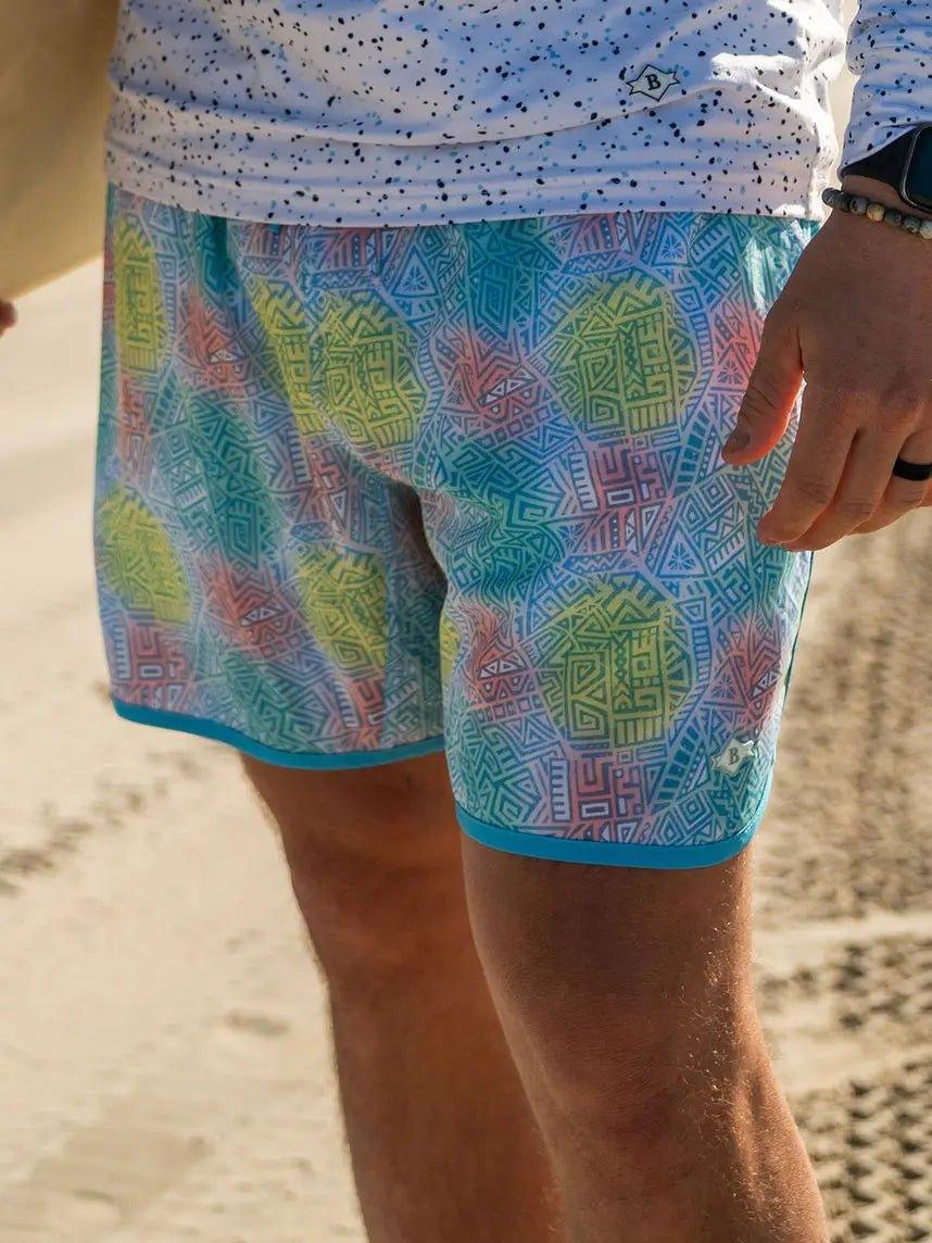 Burlebo Mayan Swim Trunk - Deadwood South Boutique & Company LLC