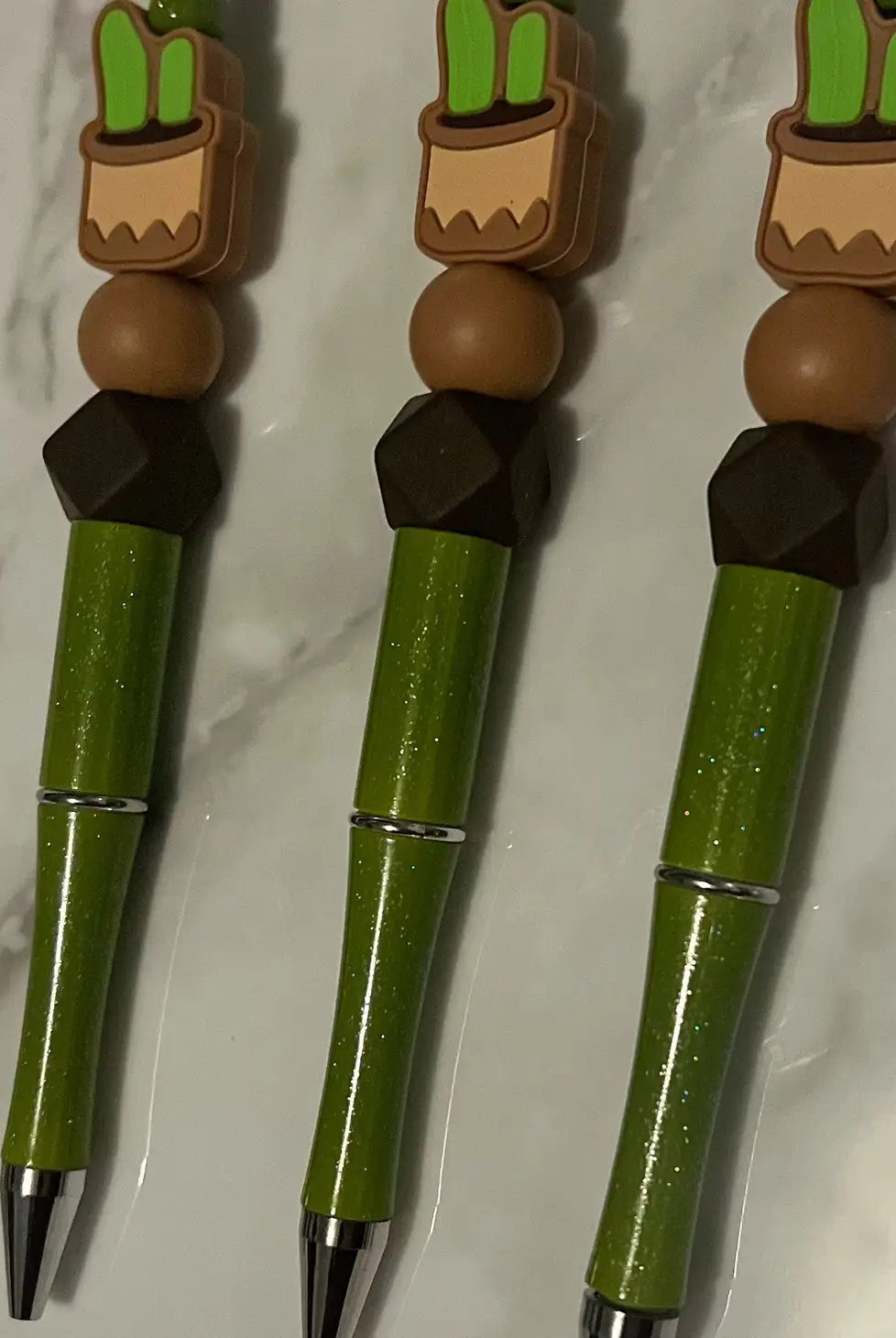 Cactus Beaded Pen - Deadwood South Boutique & Company LLC