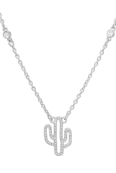 Cactus Cutie Fashion Necklace - Deadwood South Boutique & Company LLC