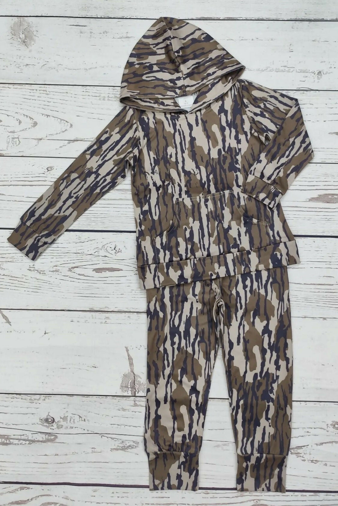 Camo Printed Hoodie Set - Deadwood South Boutique & Company LLC