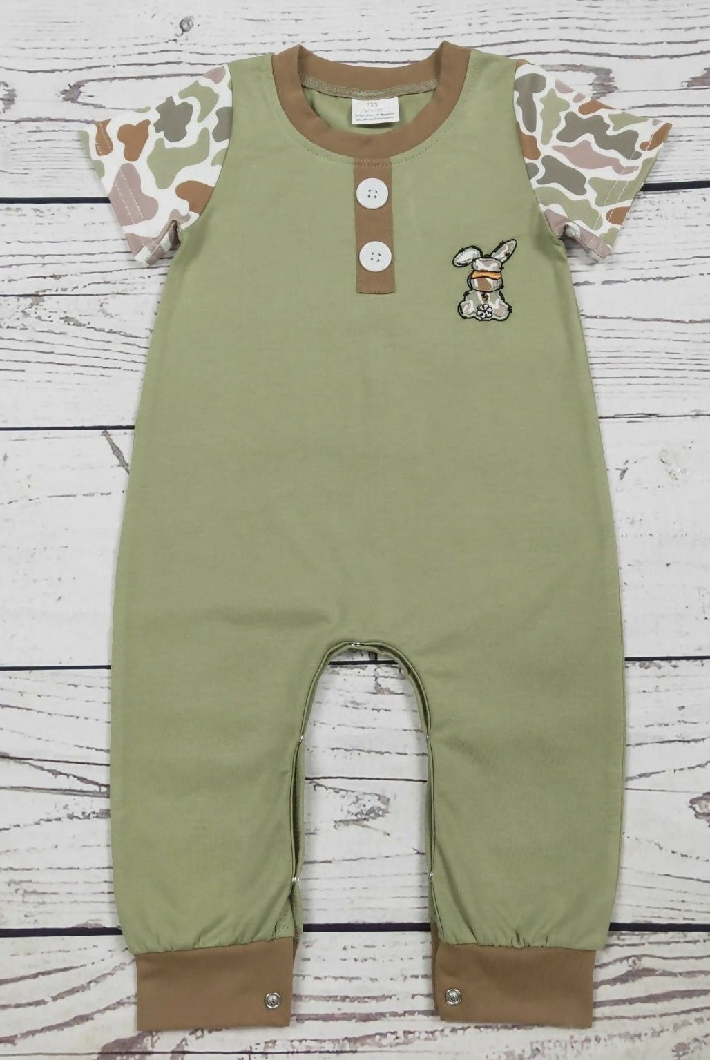 Camo Rabbit Romper - Deadwood South Boutique & Company LLC