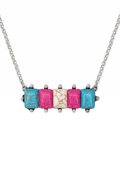 Carlee Western Bar Fashion Necklace - Deadwood South Boutique & Company LLC