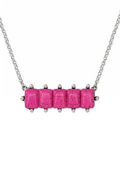 Carlee Western Bar Fashion Necklace - Deadwood South Boutique & Company LLC
