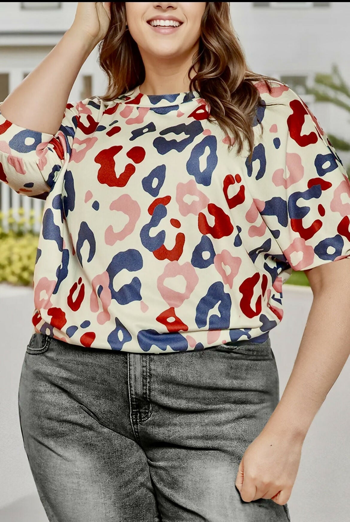 Carson Leopard Print Top - Deadwood South Boutique & Company LLC