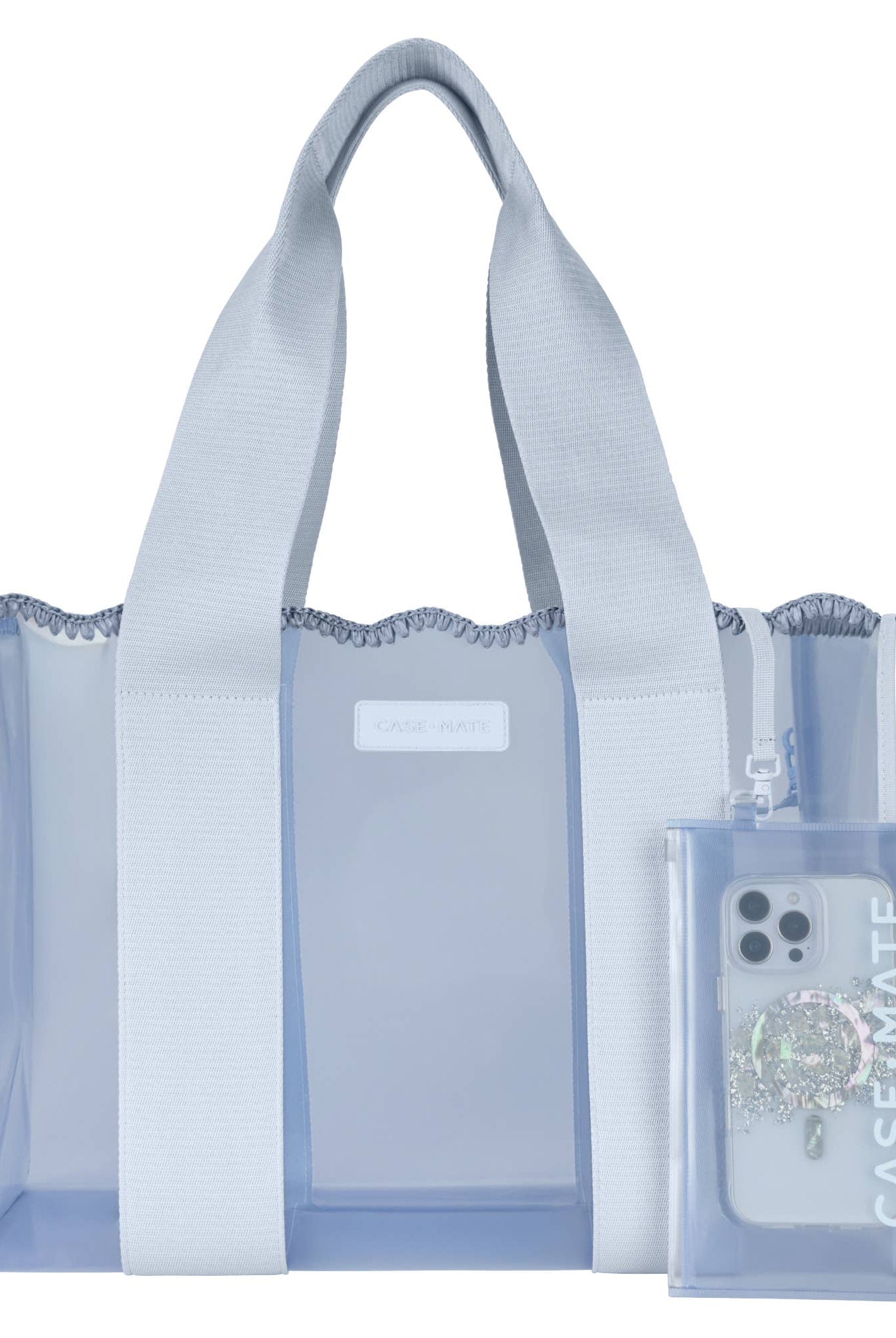 Case-Mate Carolina Blue Crochet Wave Jelly Tote Bag - Deadwood South Boutique & Company LLC