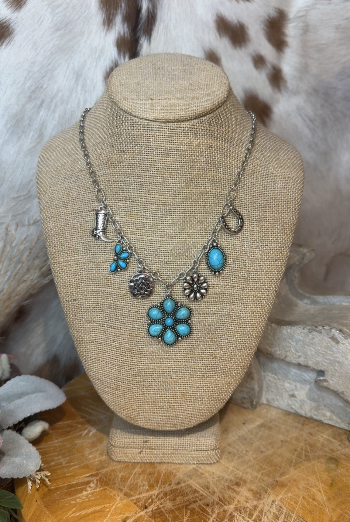 Cassidy Western Charm Fashion Necklace - Deadwood South Boutique & Company LLC