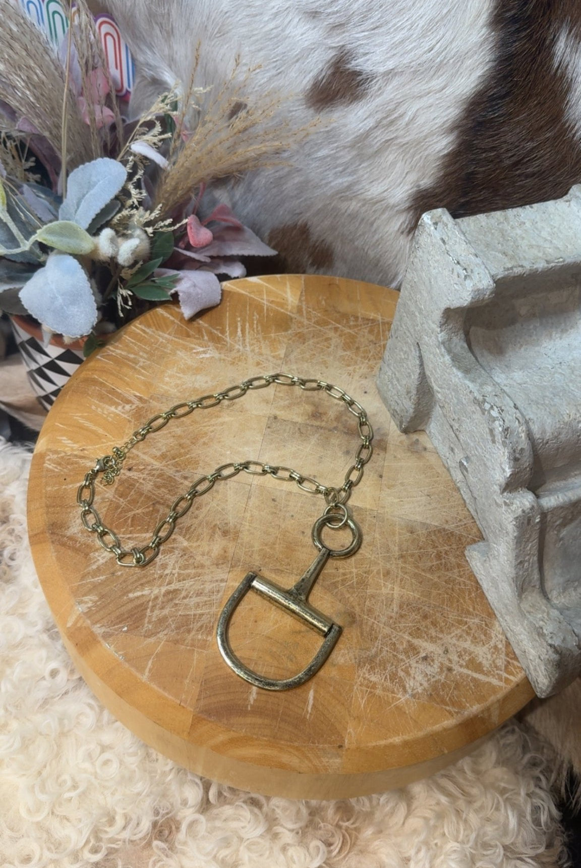 Chain Single Bit Necklace - Deadwood South Boutique & Company LLC