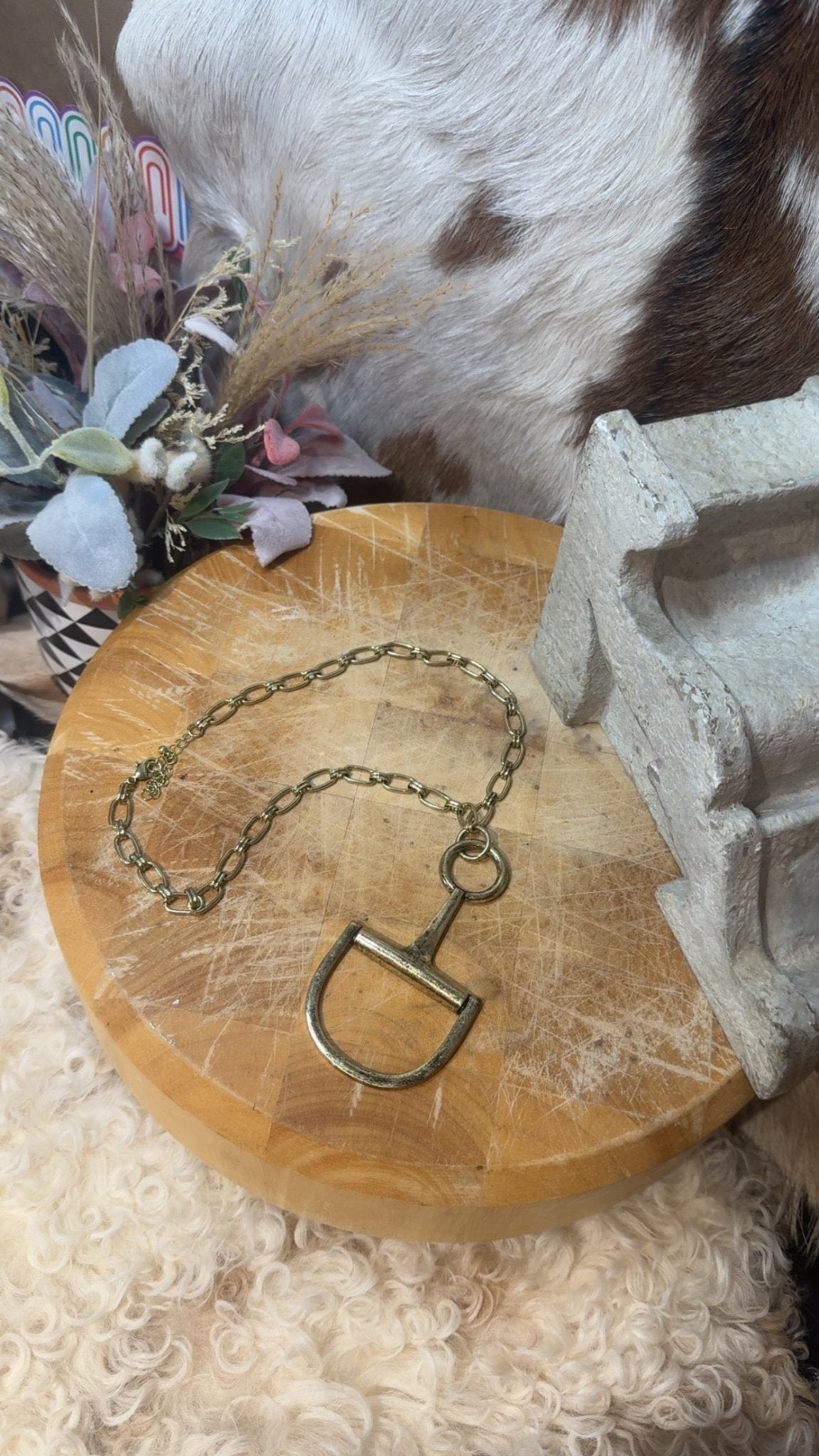 Chain Single Bit Necklace - Deadwood South Boutique & Company LLC