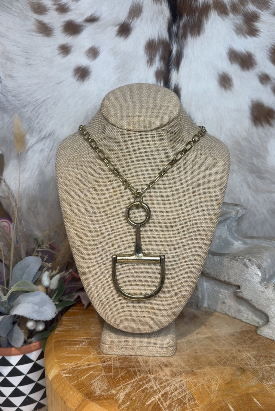 Chain Single Bit Necklace - Deadwood South Boutique & Company LLC