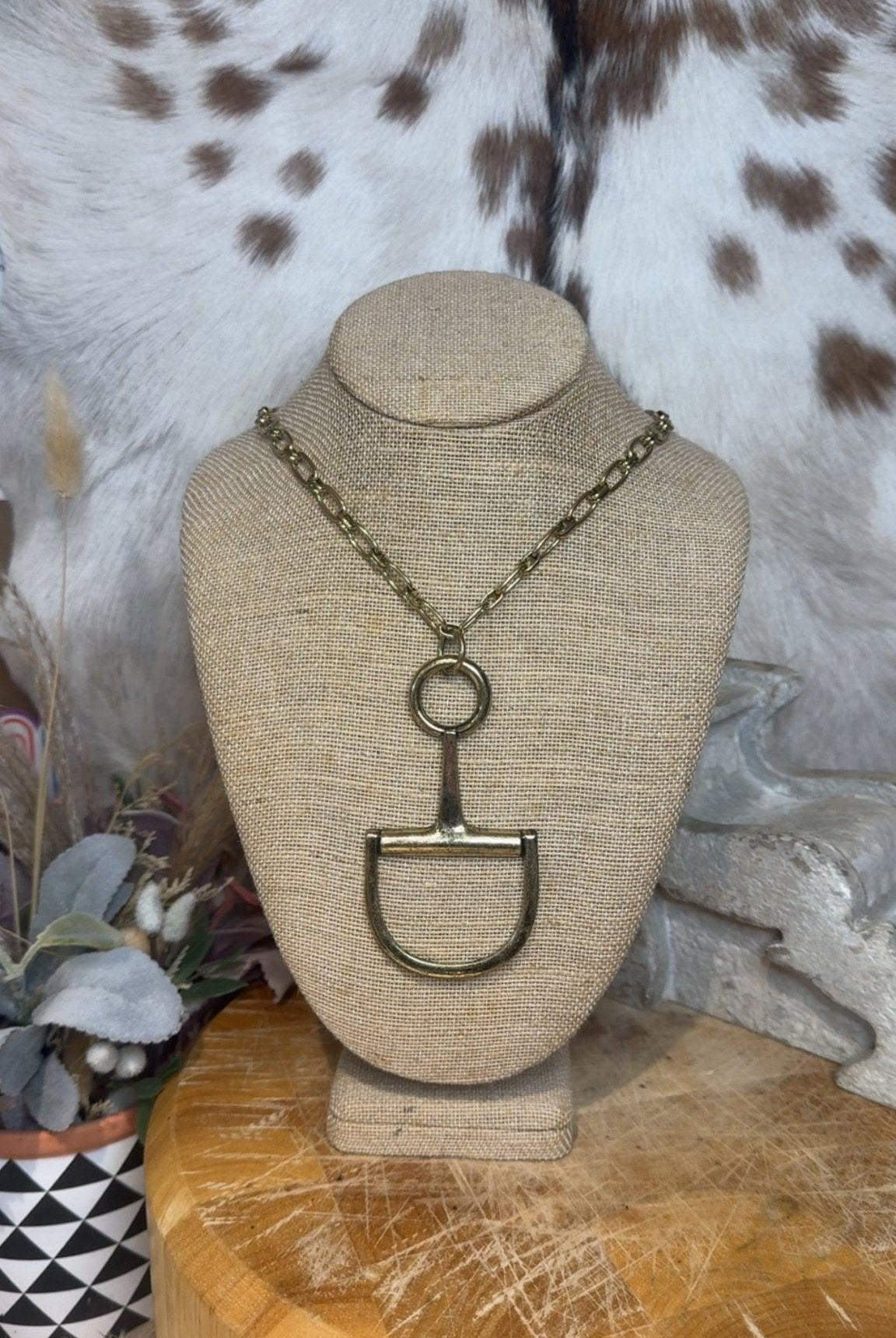 Chain Single Bit Necklace - Deadwood South Boutique & Company LLC