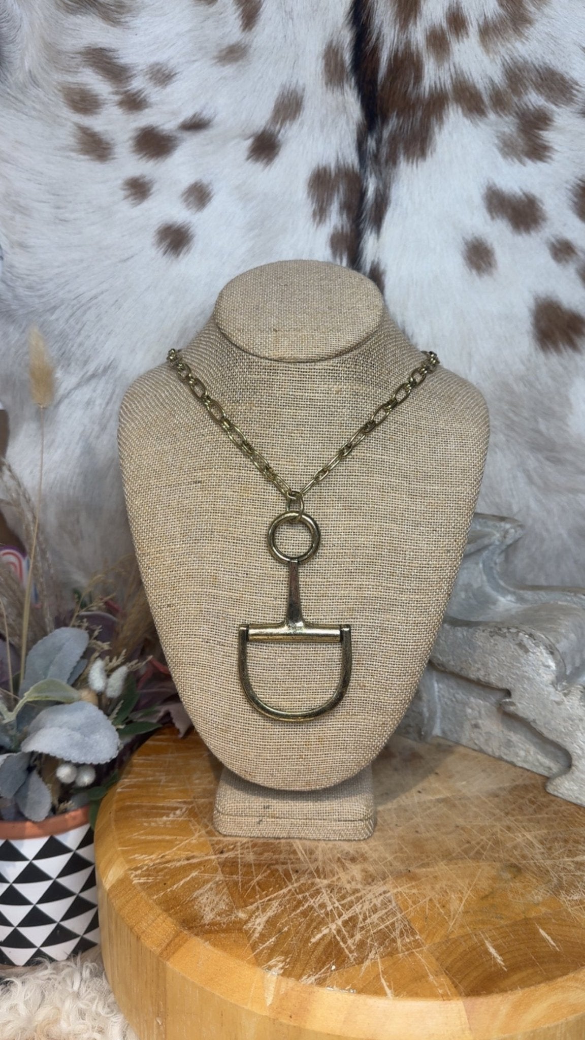 Chain Single Bit Necklace - Deadwood South Boutique & Company LLC