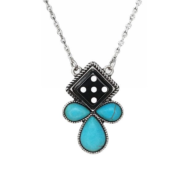 Check The Dice Fashion Necklace - Deadwood South Boutique & Company LLC