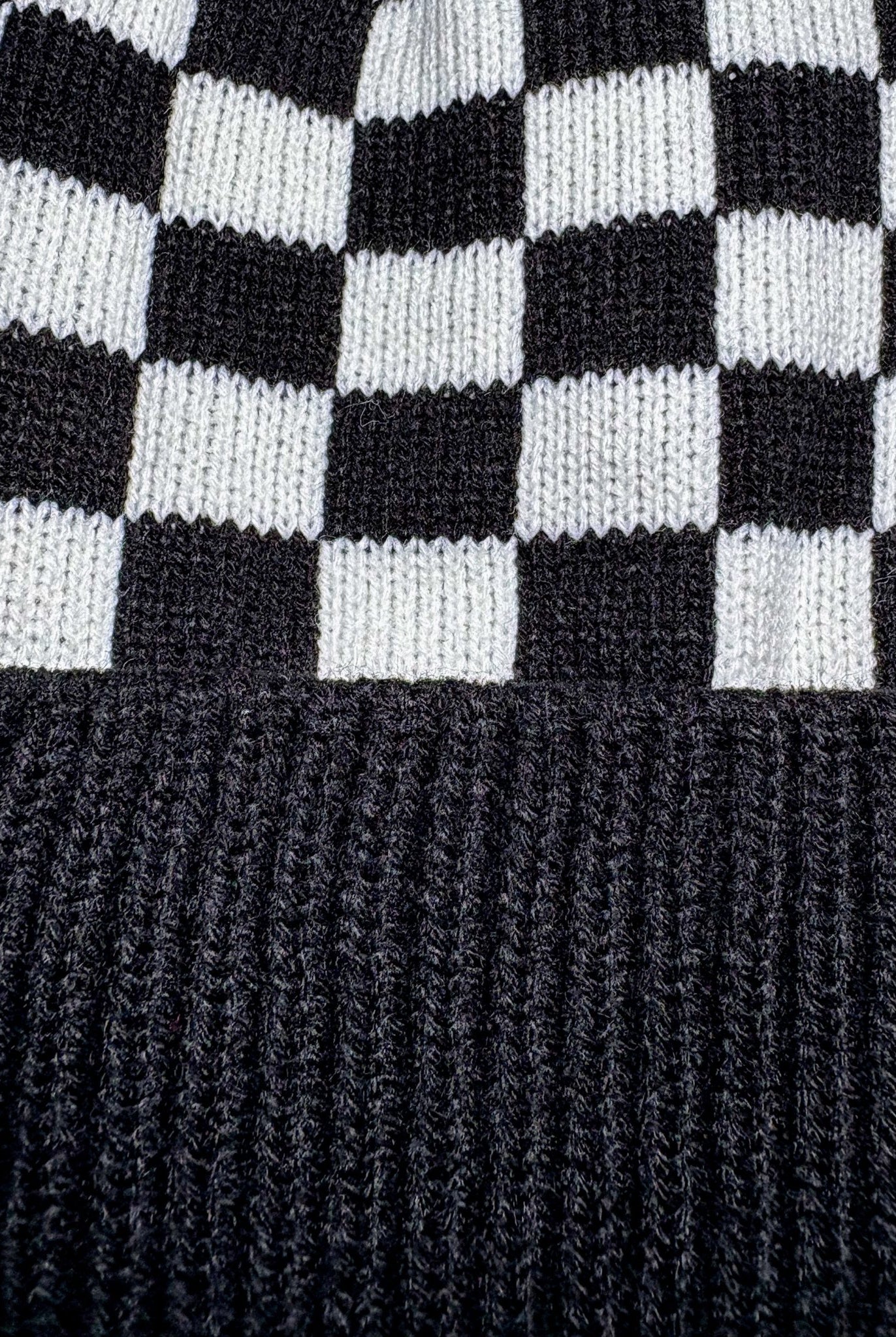 Checkered Beanie - Deadwood South Boutique & Company LLC