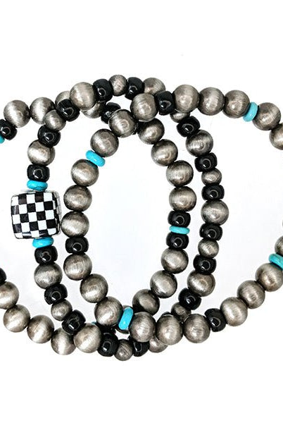 Checks and Balances Fashion Bracelet Set - Deadwood South Boutique & Company LLC