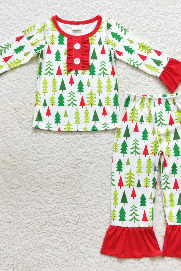 His & Her Christmas Tree Jammies-childrens-Deadwood South Boutique & Company LLC-Deadwood South Boutique, Women's Fashion Boutique in Henderson, TX