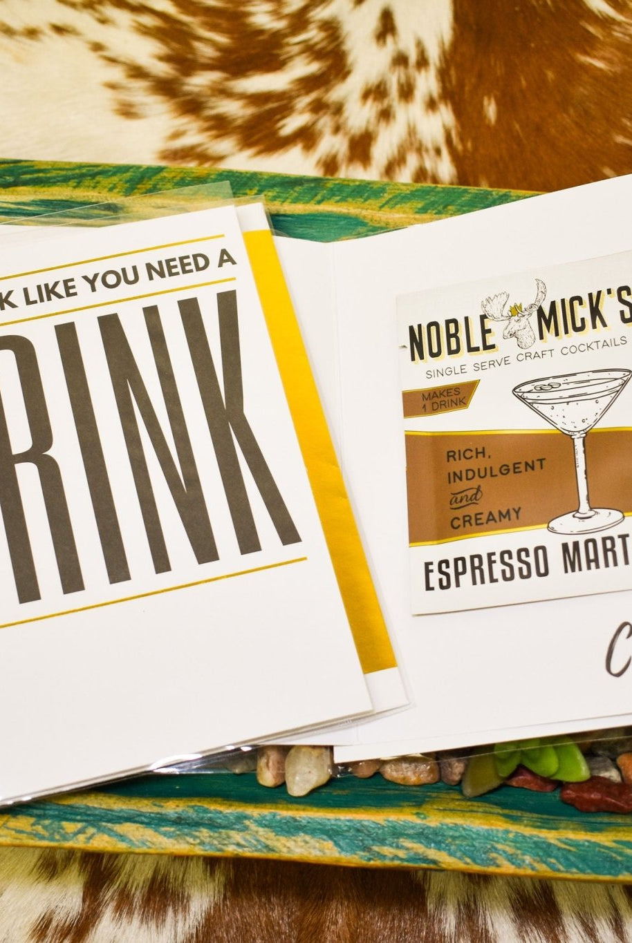 Cocktails & Cards Gift Set - Deadwood South Boutique & Company LLC