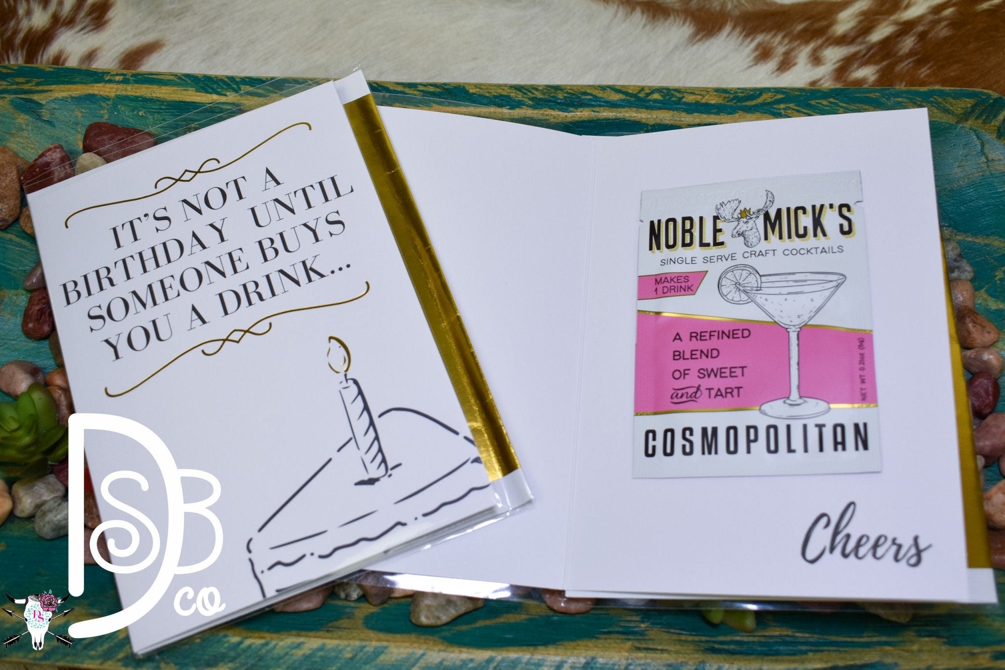 Cocktails & Cards Gift Set - Deadwood South Boutique & Company LLC