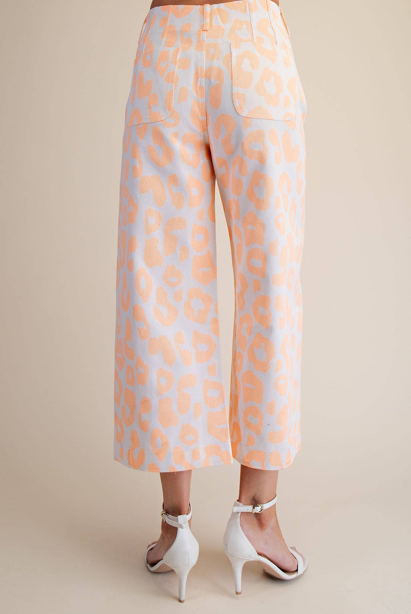 Colette Cropped Wide-Leg Neon Leopard Pants - Deadwood South Boutique & Company LLC