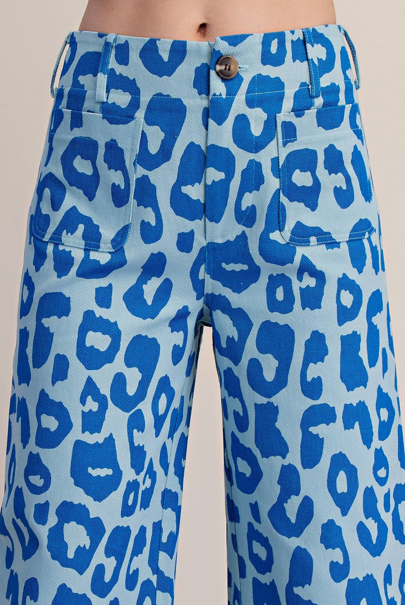 Colette Cropped Wide-Leg Neon Leopard Pants - Deadwood South Boutique & Company LLC
