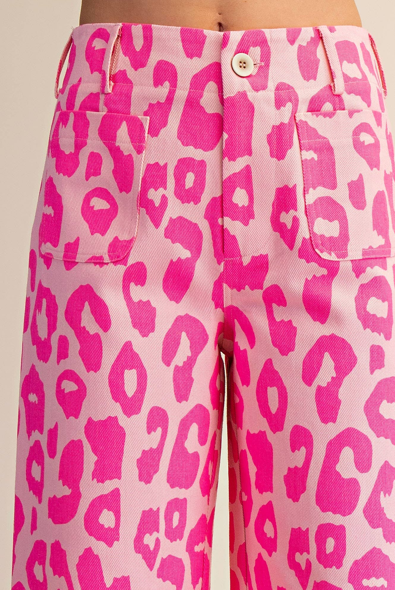 Colette Cropped Wide-Leg Neon Leopard Pants - Deadwood South Boutique & Company LLC